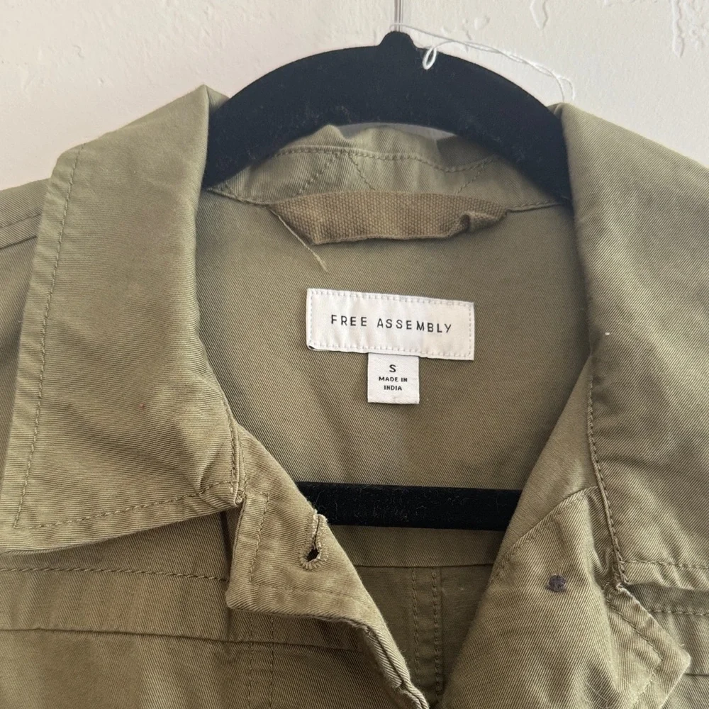 The Arrivals Women's Khaki Utility Jacket - Picture 2 of 3